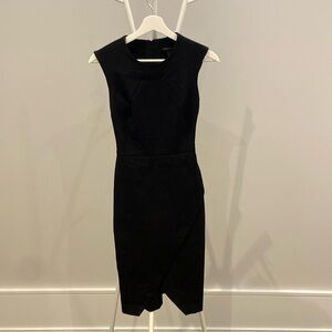 Banana Republic Black Midi Sleeveless Dress